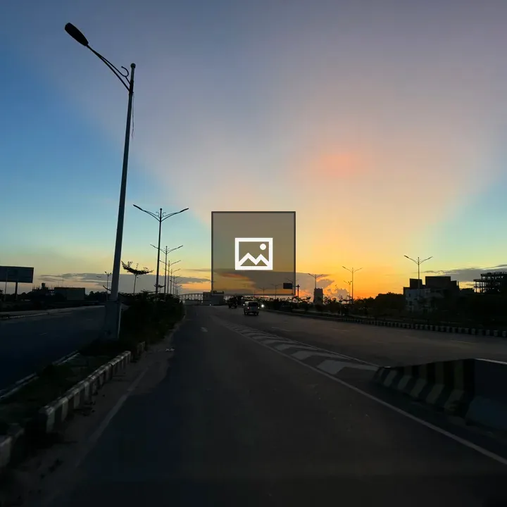 Sunrise on Dhaka Expressway