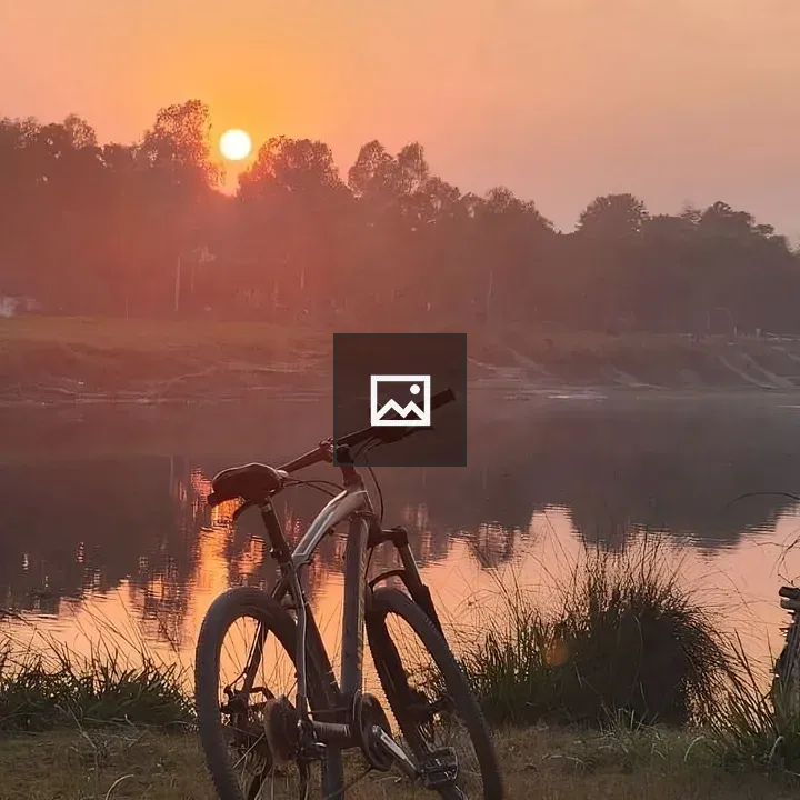 Bike by Kaliganga River