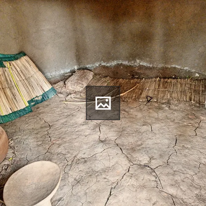 Interior of a traditional hut in Mbale