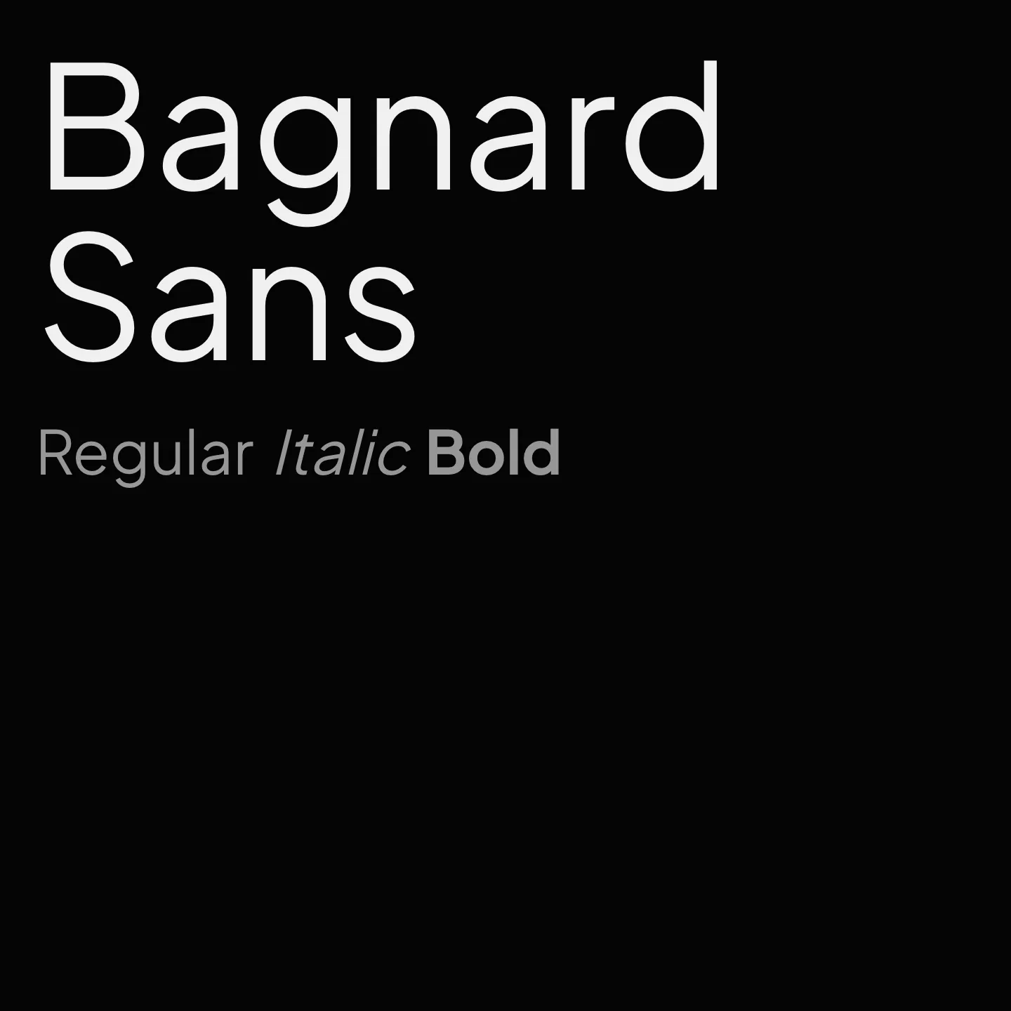 Bagnard Sans