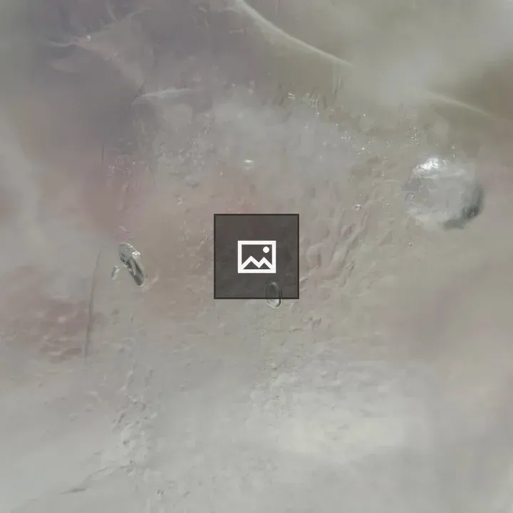 Close-up of ice with bubble