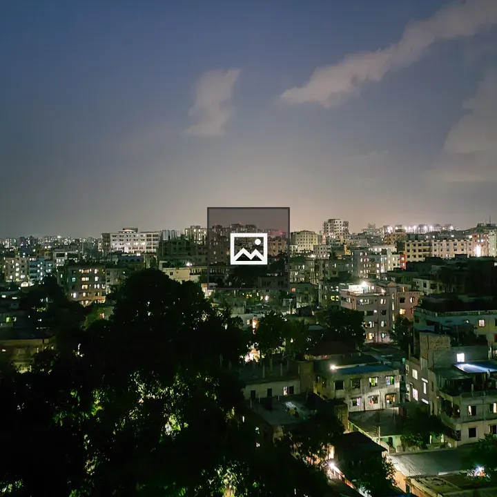 Night View Of Dhaka skyline