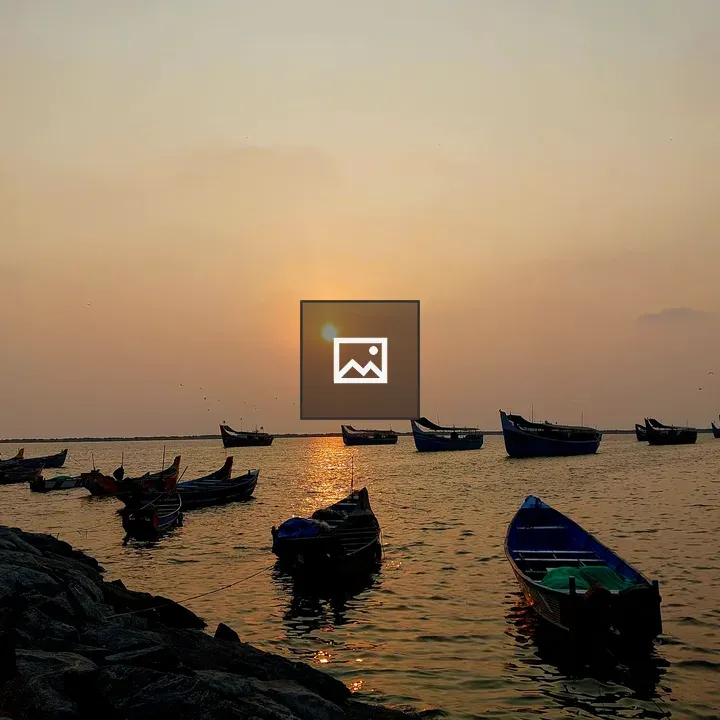 Sunset at Koyilandy Harbour