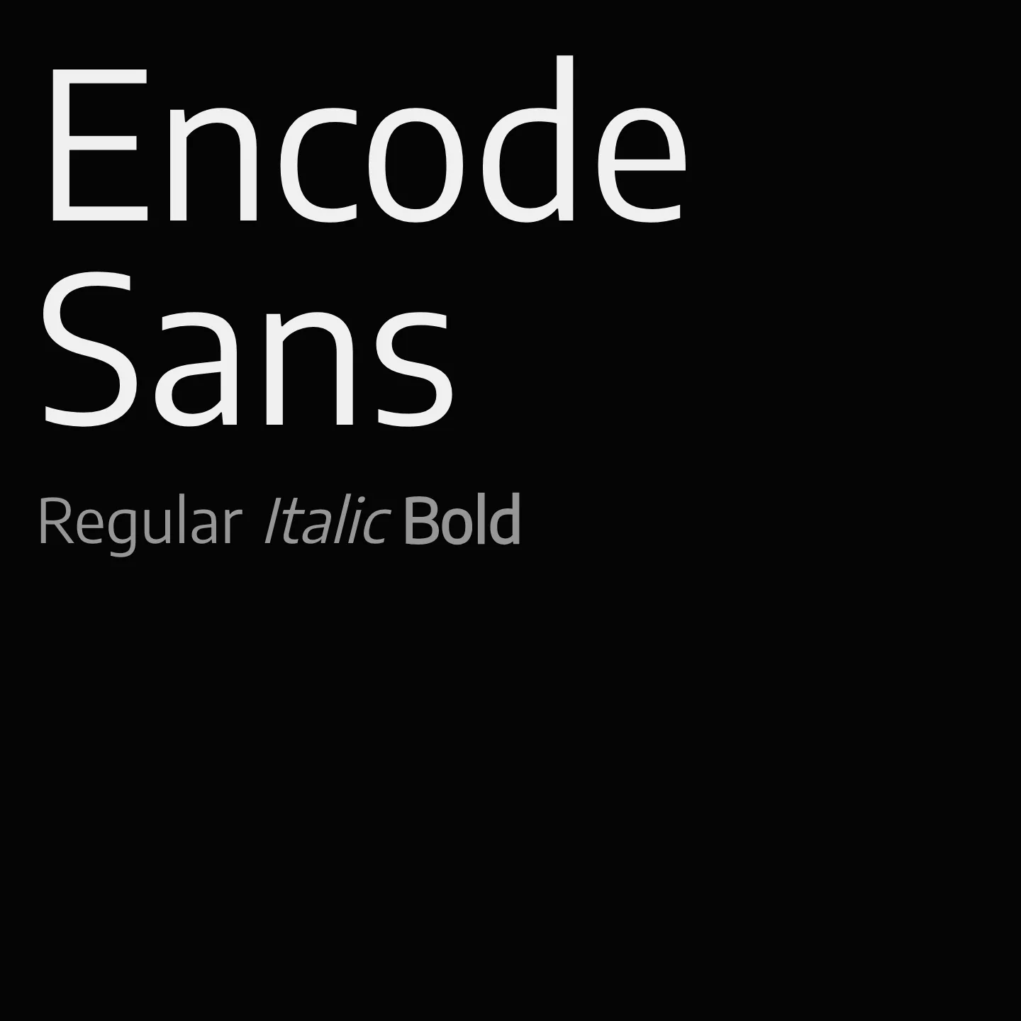 Encode Sans
