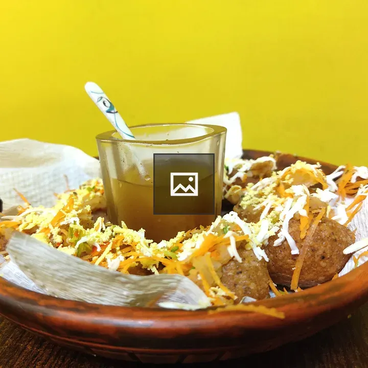 Fuchka street food in Bangladesh