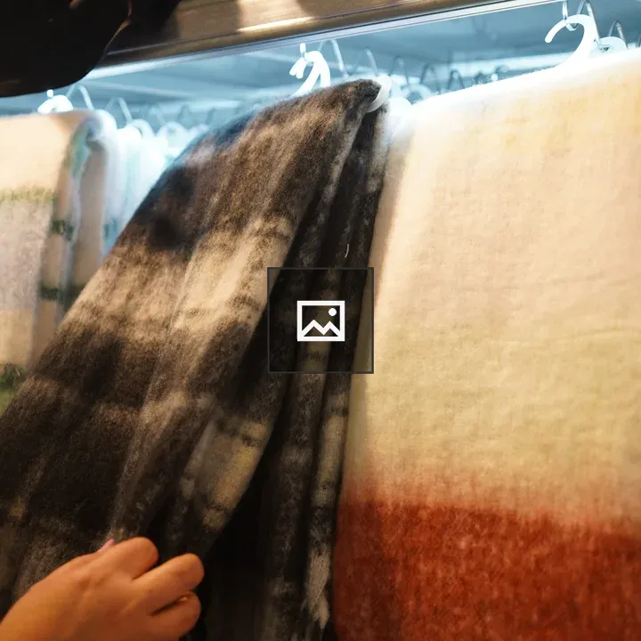 Scarf Display in Store