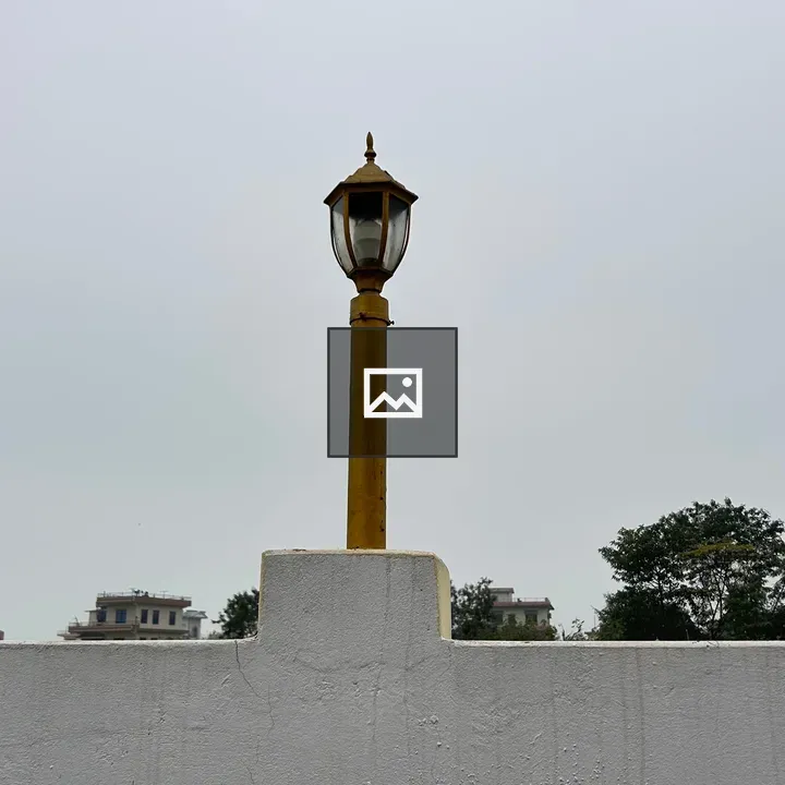 Tall decorative wall lamp