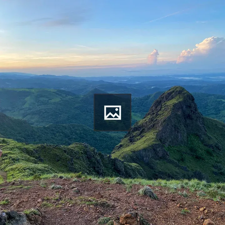 Mountain landscape with hills and mountains