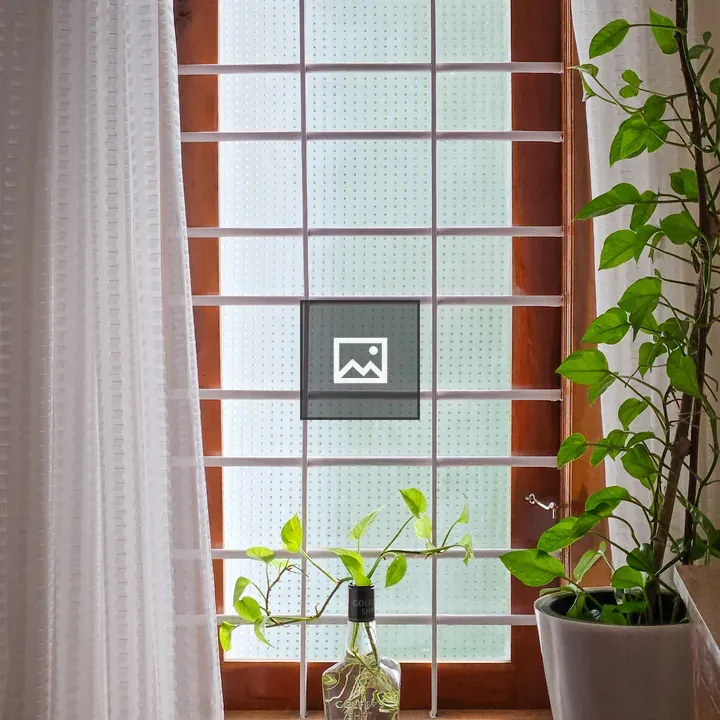 Wooden Window with Greenery