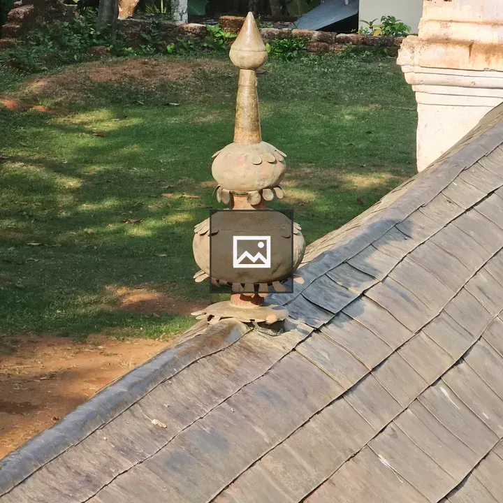 Kalasham Finial on Temple Roof