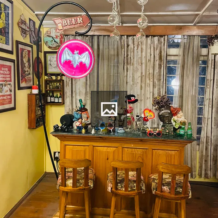 Mini bar decoration in resort