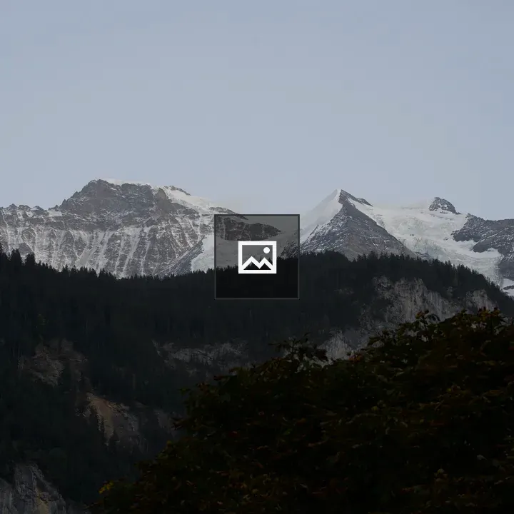 Snowy Swiss Mountains