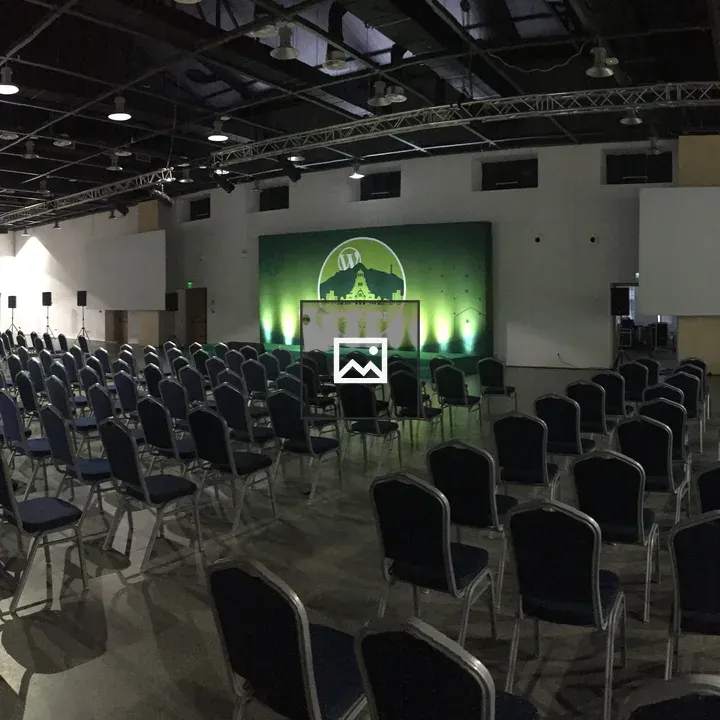 WordCamp Sofia Hall Setup