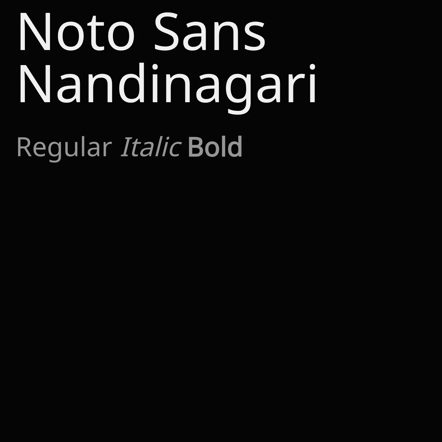 Noto Sans Nandinagari