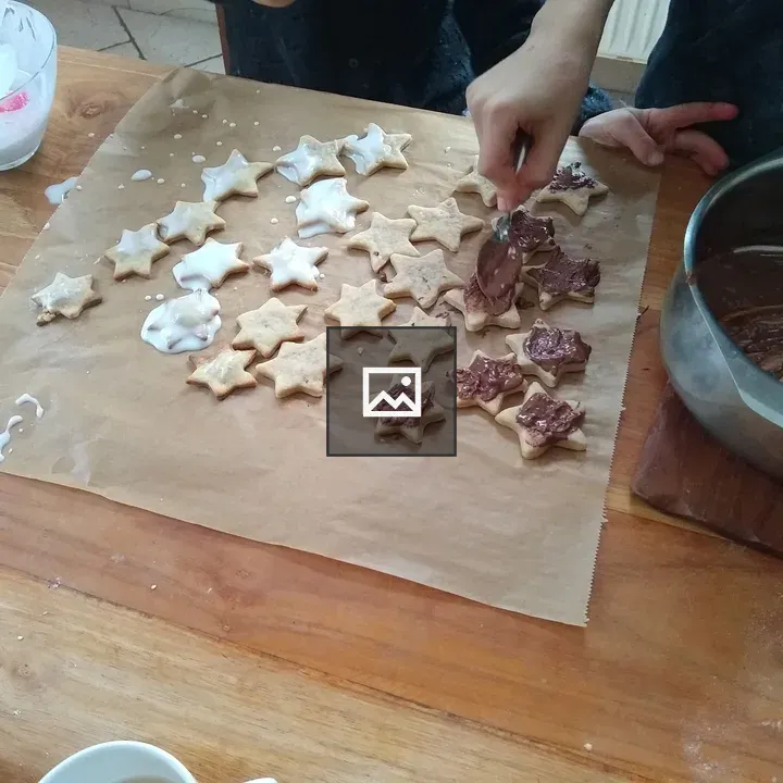 Baking Christmas Cookies