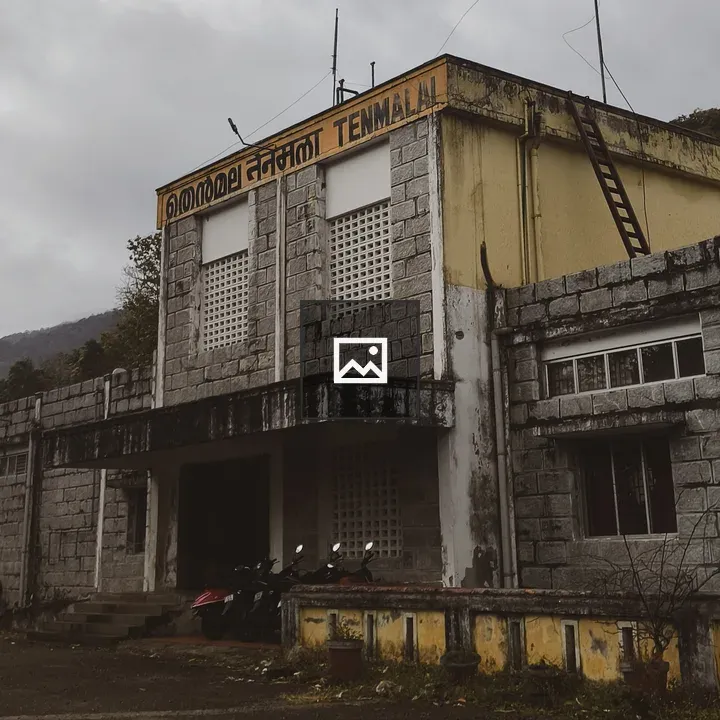 Thenmala Railway Station Scene