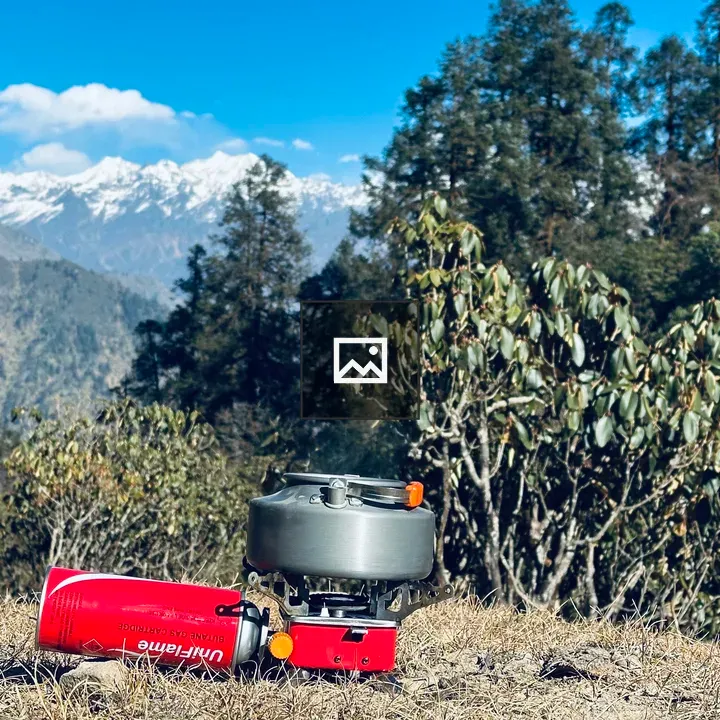 Camping stove and gas canister
