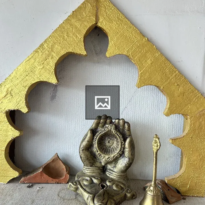 Golden Arch with Brass Hands