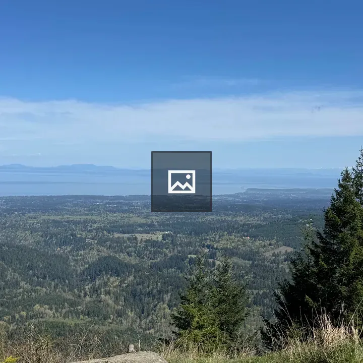 Scenic mountain overlook