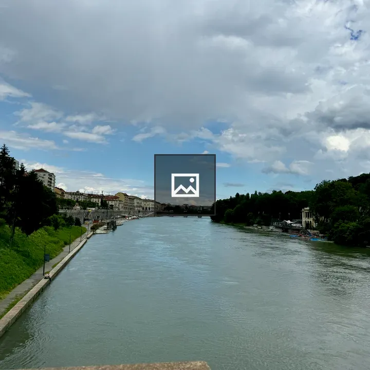 Po River View near Umberto Bridge