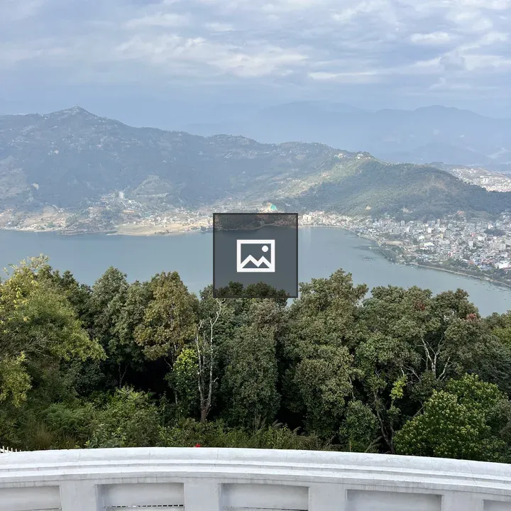 Phewa Lake Aerial View