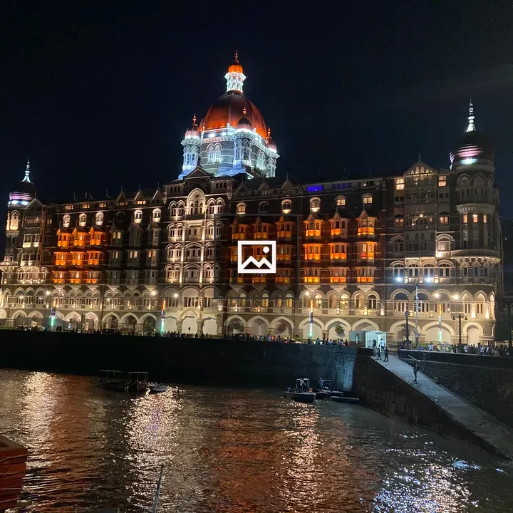 Taj Hotel Exterior in Mumbai