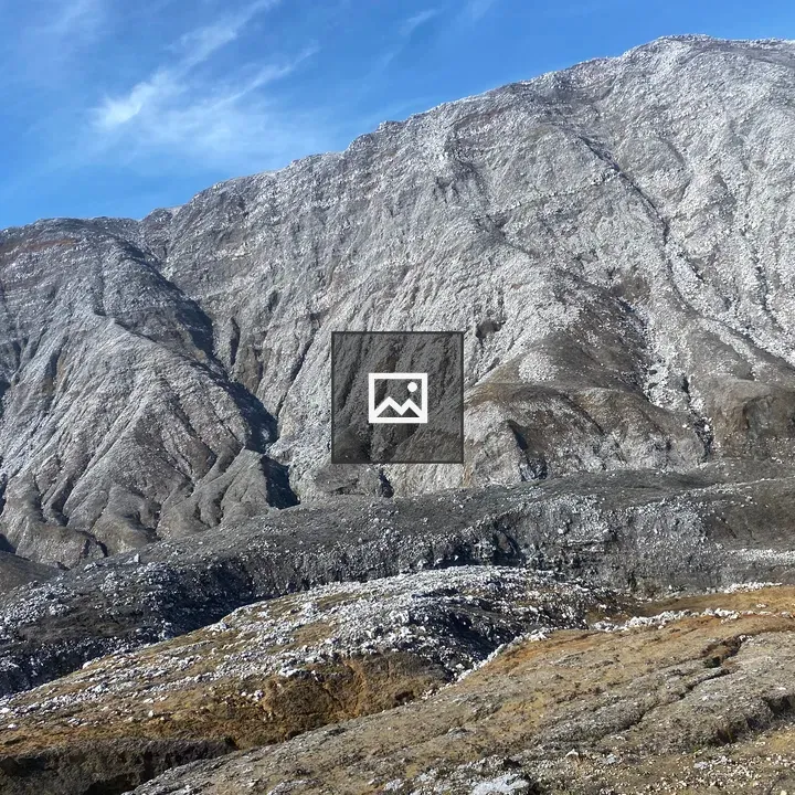 Rugged mountain rock face