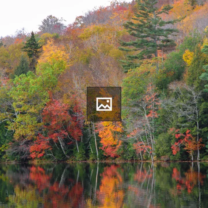 Calm river in Adirondacks