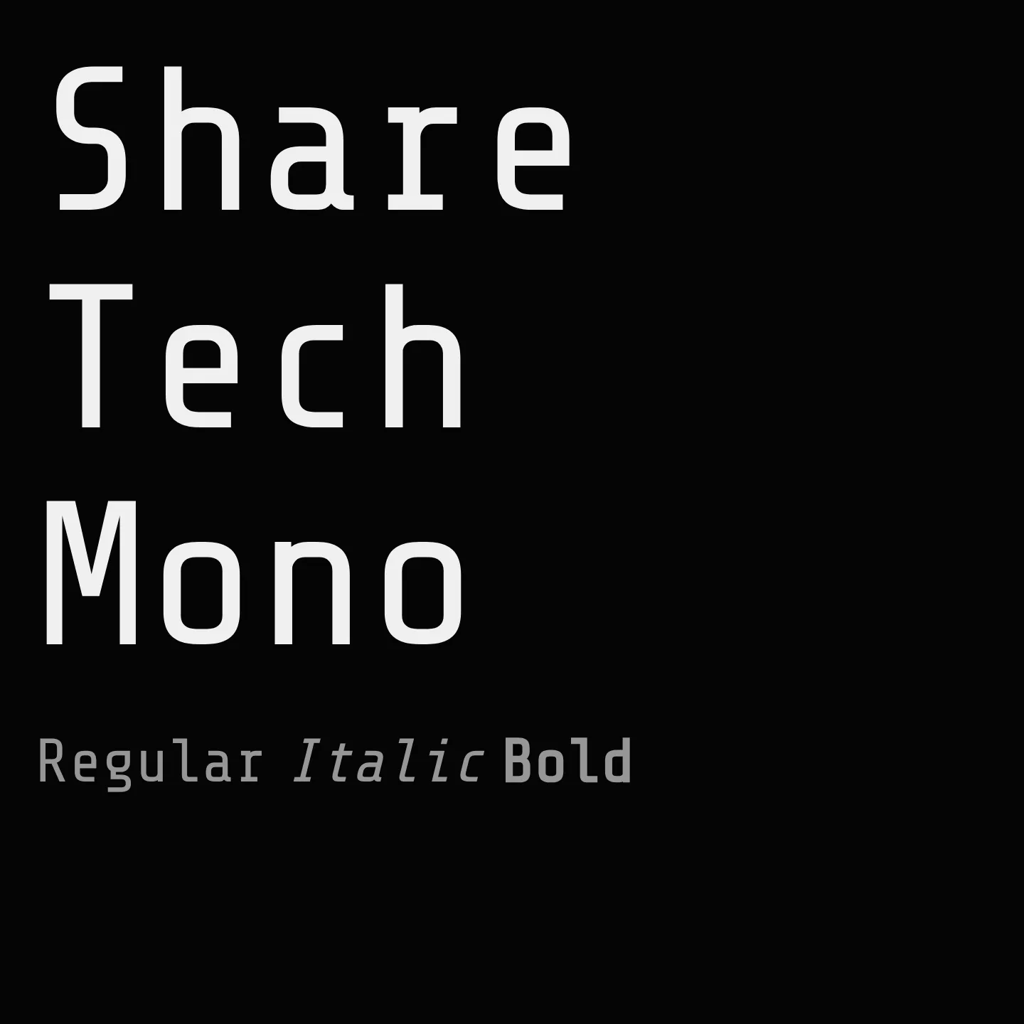 Share Tech Mono