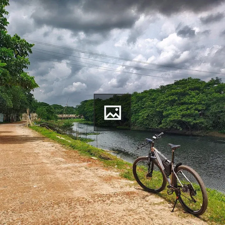 Bicycle on River Trail