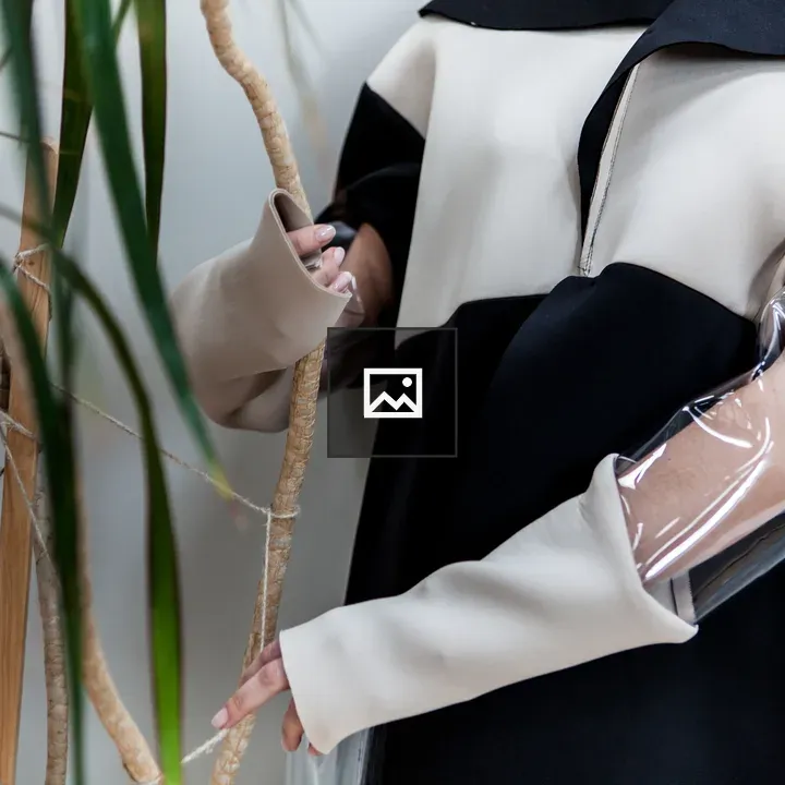 Close-up of Fashion Outfit with Plant