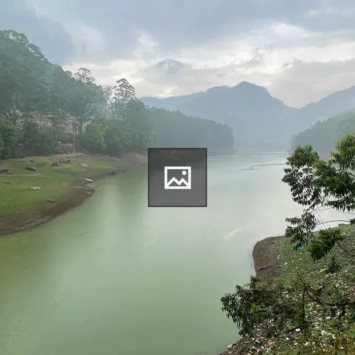 Nature landscape with river