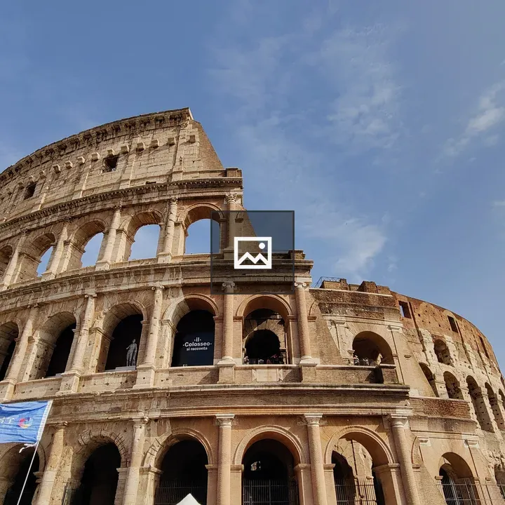Colosseum with Landscape View