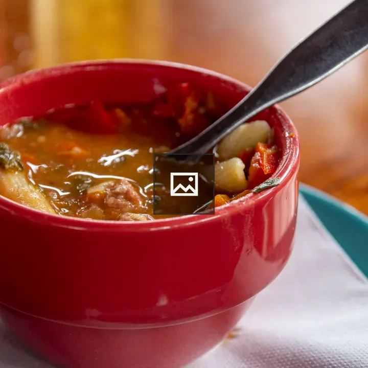 Small cup of stew