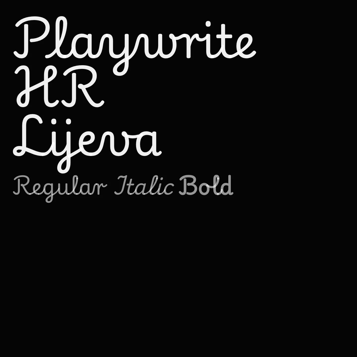 Playwrite HR Lijeva