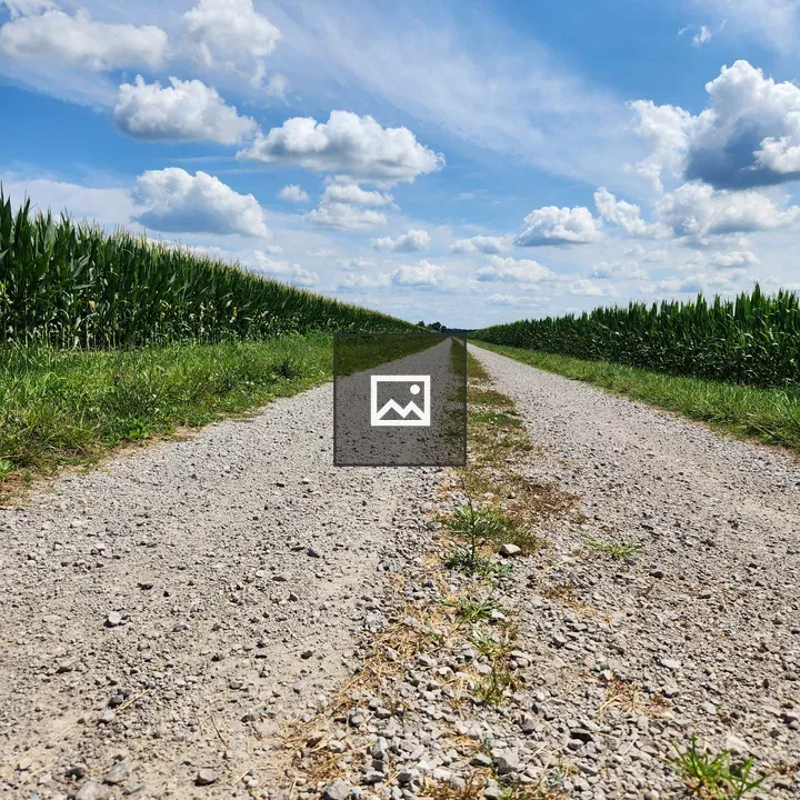Country farm gravel road
