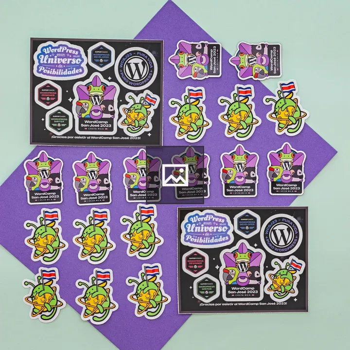 WordPress sticker collection