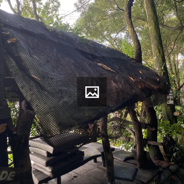 Rustic Open-Air Shelter