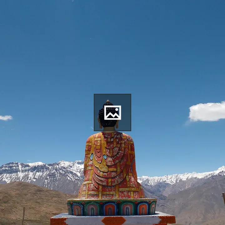 Buddha Statue in Spiti Valley