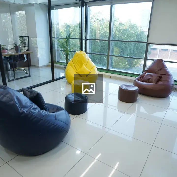 Office Relaxation Space with Bean Bags