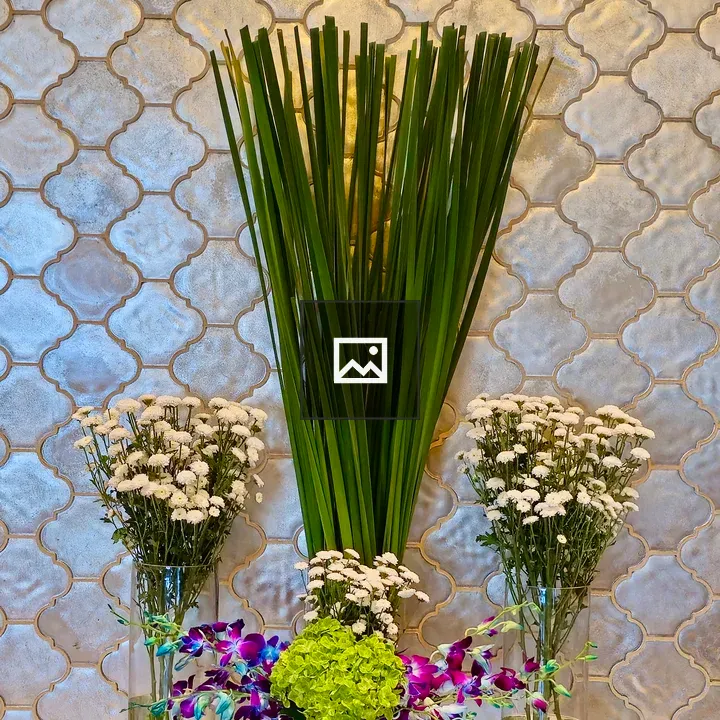 Floral Arrangement in Glass Vases