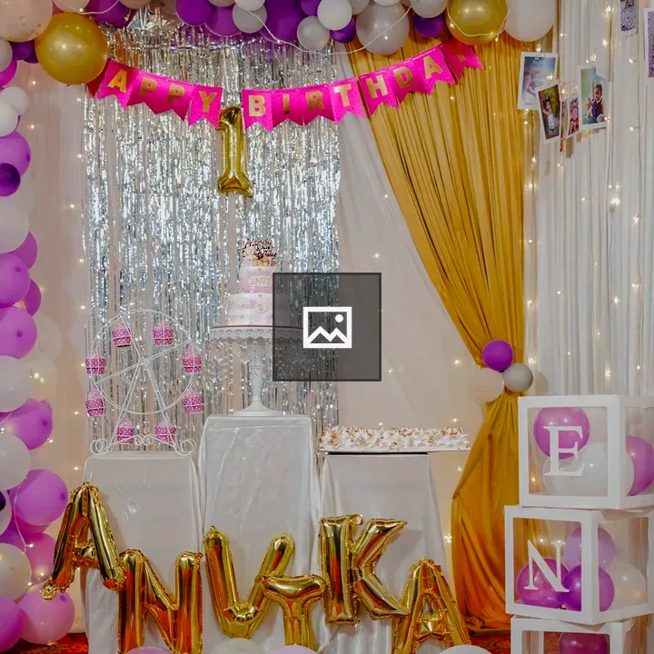 Birthday Stage Decor