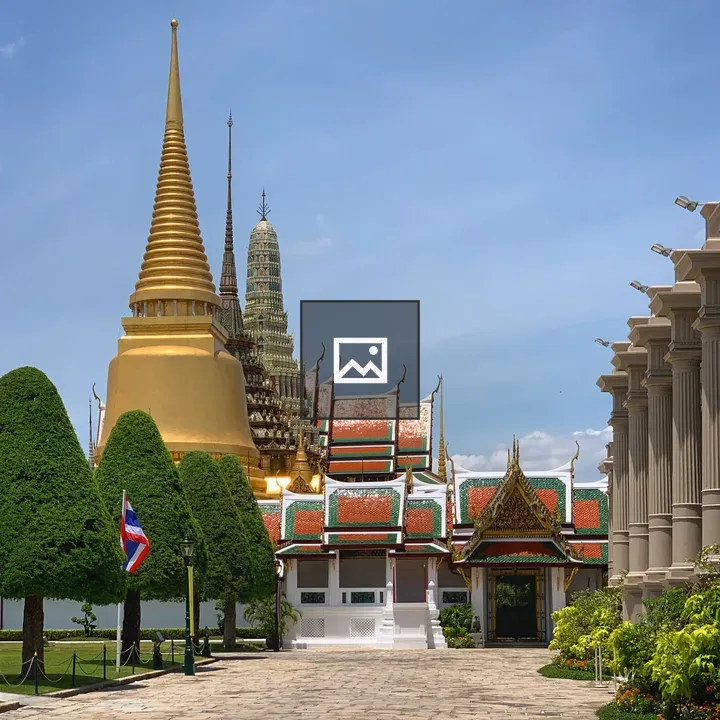 Grand Palace and Temple roofs