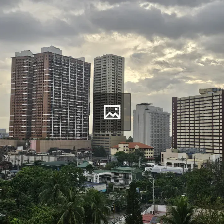City sky view from Tower in Manila