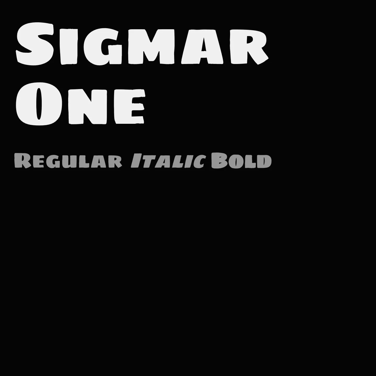 Sigmar One