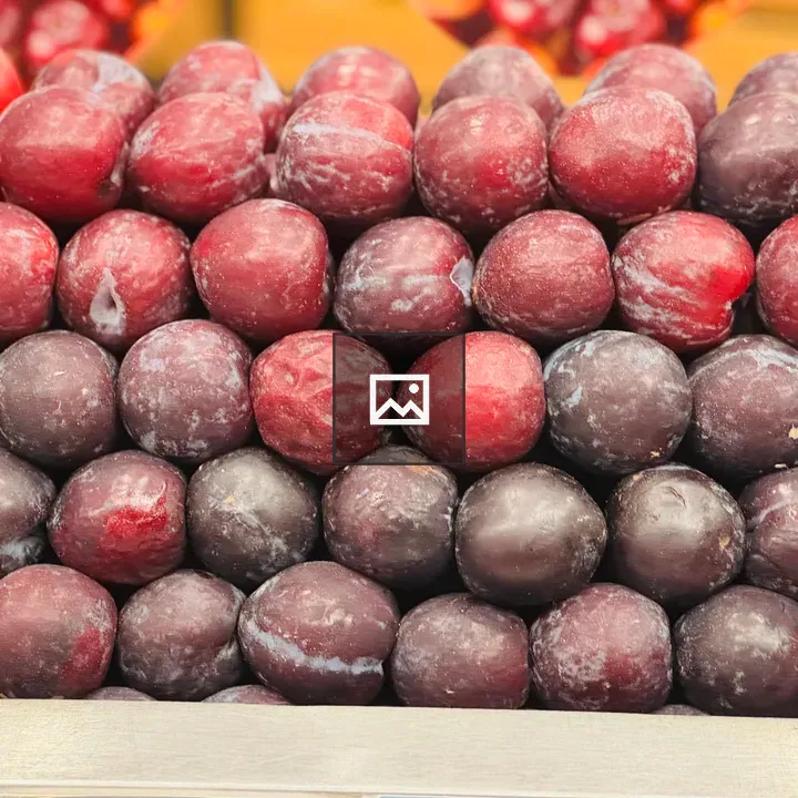 Plums close-up