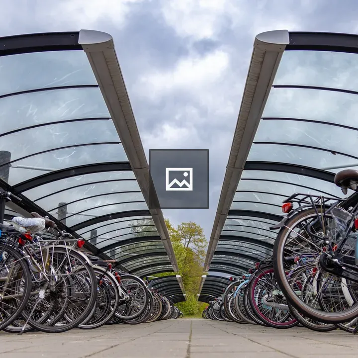 Bicycles at Wijchen Station