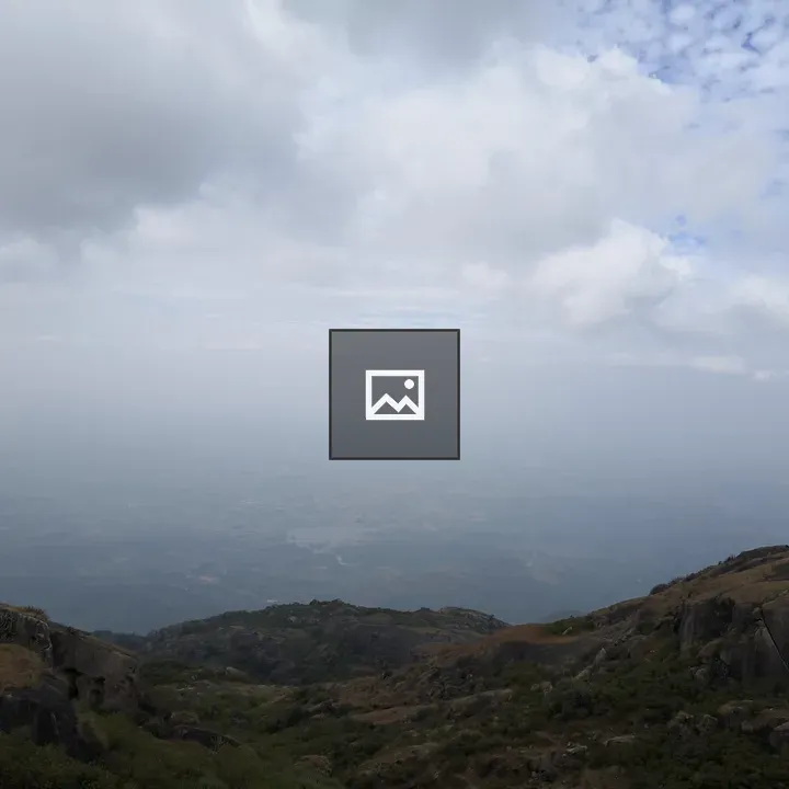 Clouds Above Mountain Range