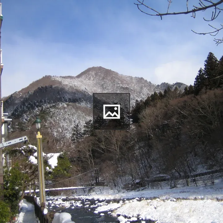 Shiobara Onsen Snow Landscape