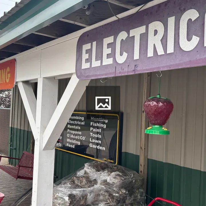 Storefront with Various Signs